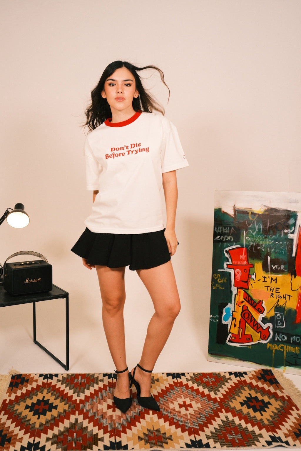 CUELLO ROJO BOXY FIT