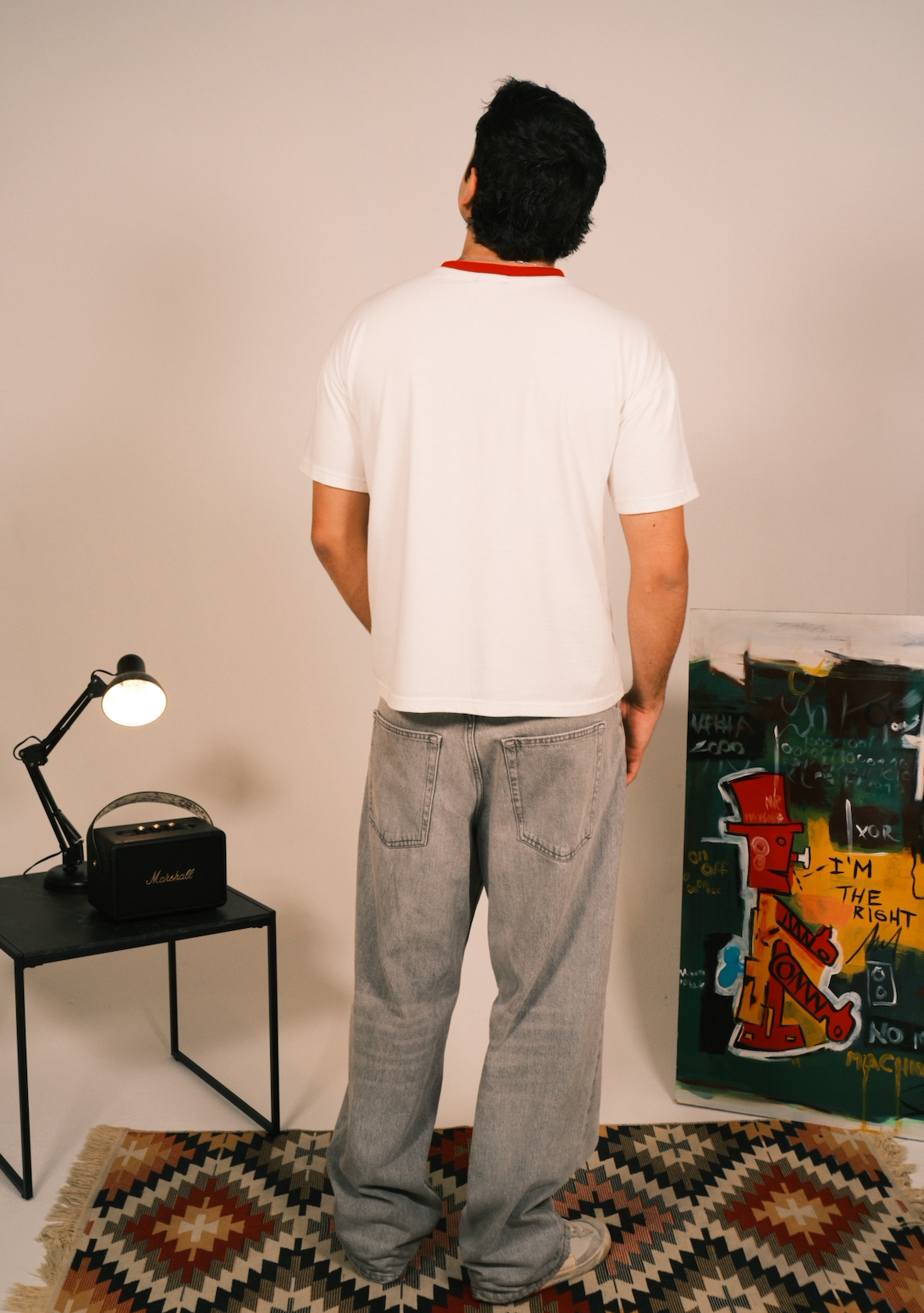 CUELLO ROJO BOXY FIT