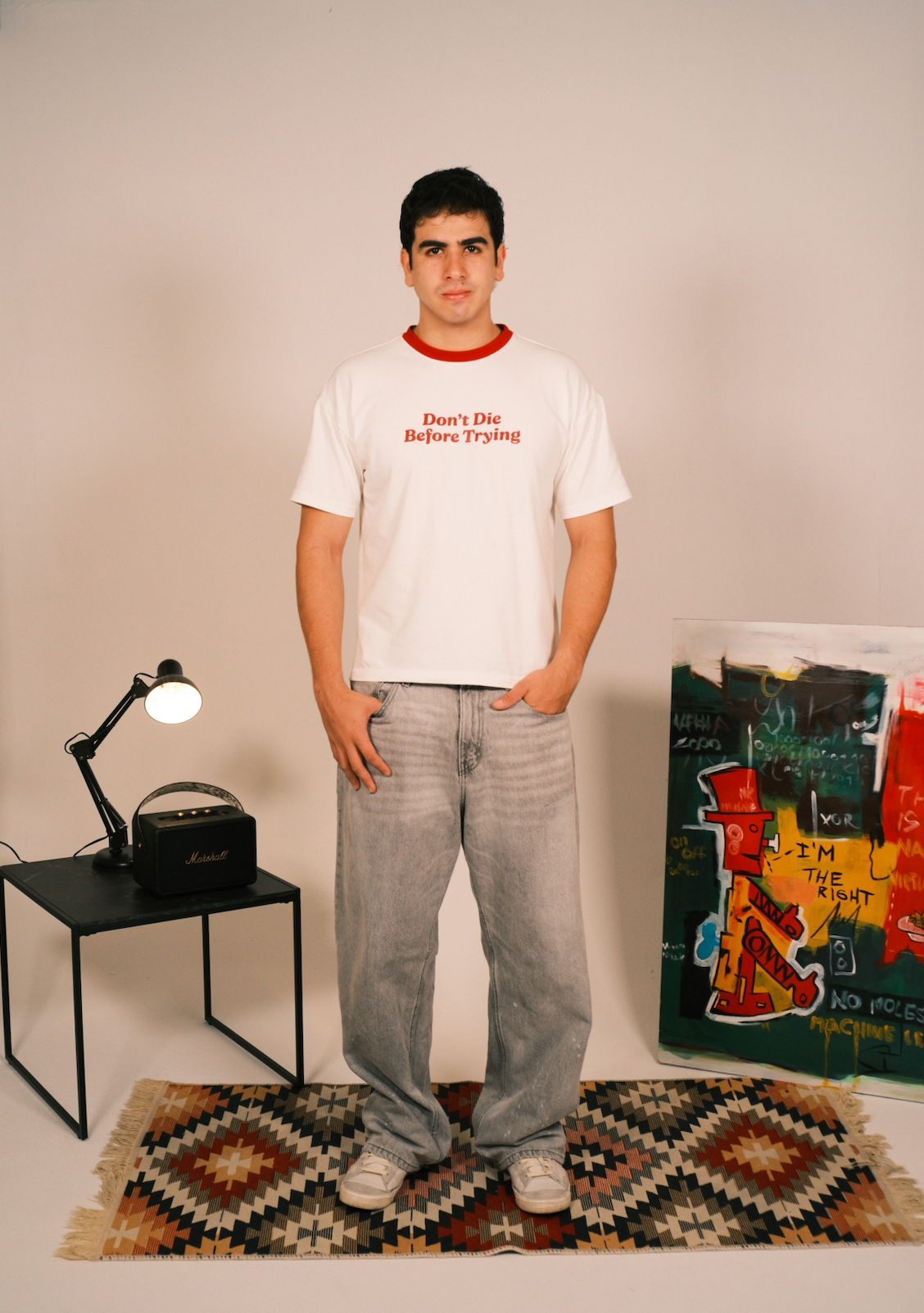 CUELLO ROJO BOXY FIT