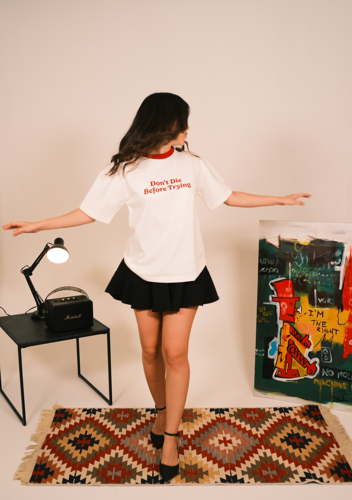 CUELLO ROJO BOXY FIT