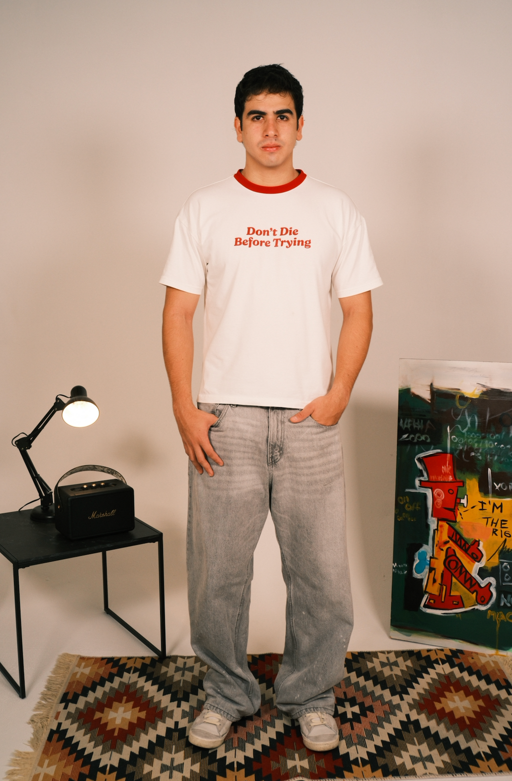 CUELLO ROJO BOXY FIT