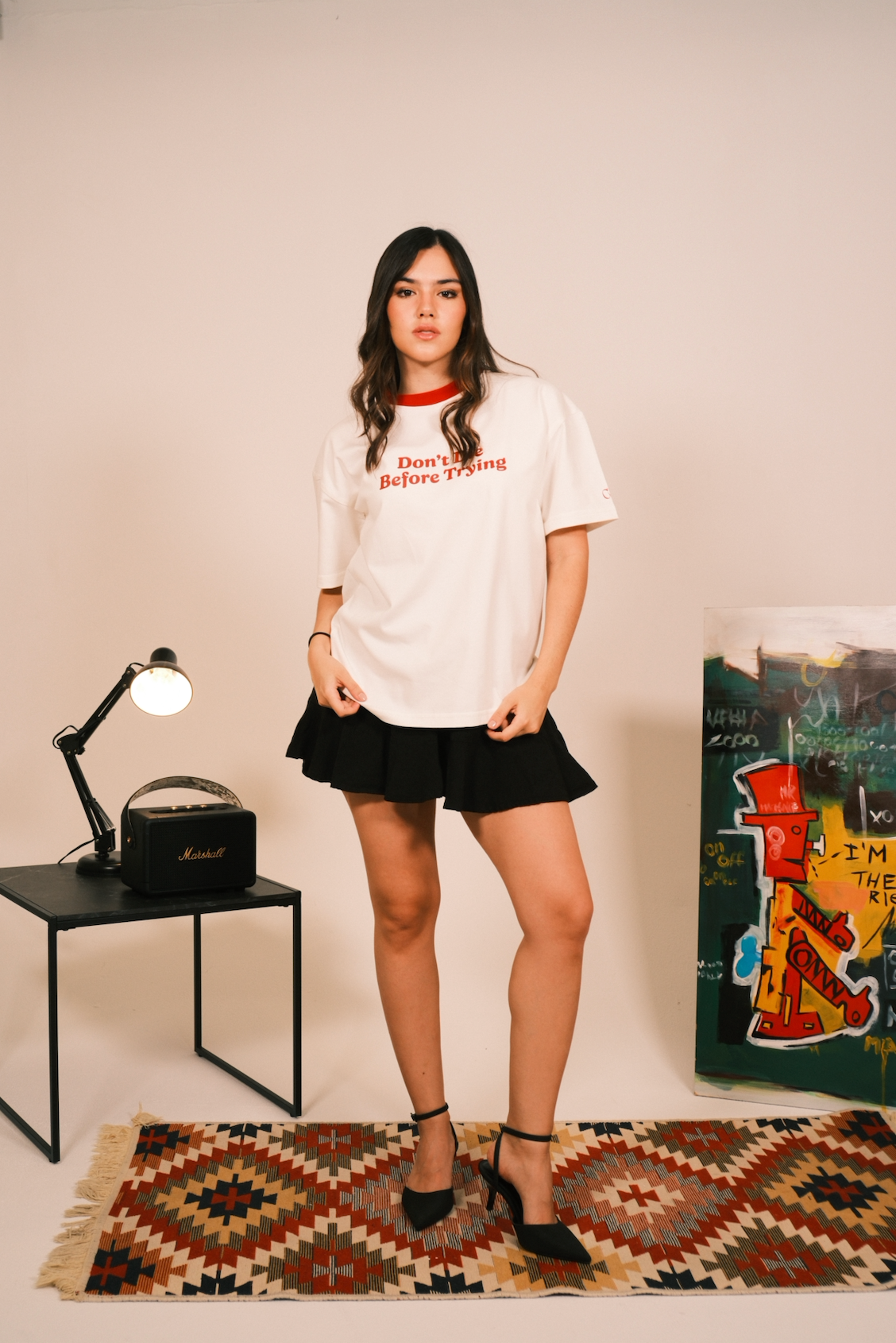 CUELLO ROJO BOXY FIT